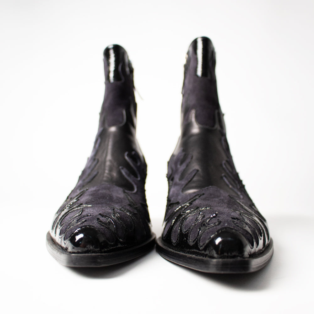 NTMB X TDS FLAMES LEATHER BOOTS