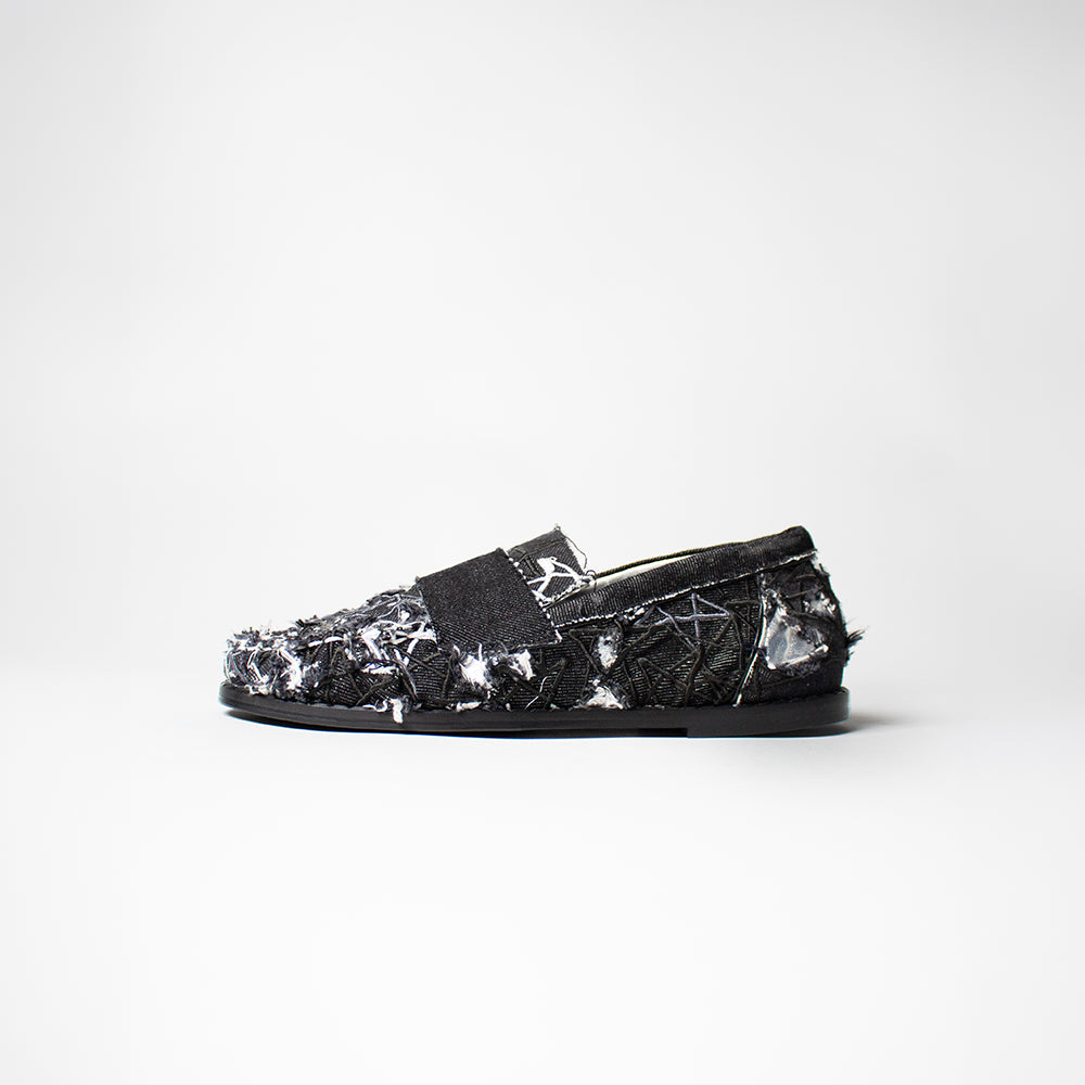STARS FRAYED MOCASSIN