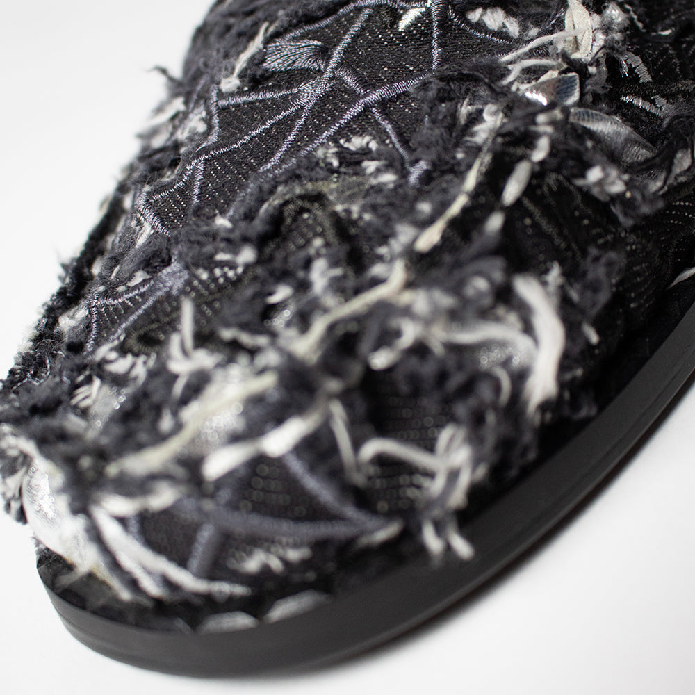 STARS FRAYED MOCASSIN