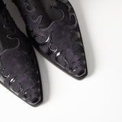 NTMB X TDS FLAMES LEATHER BOOTS