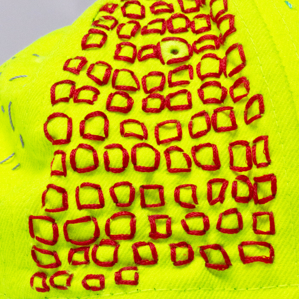 NY HAT FLUO EDITION SASHIKO CUSTOM