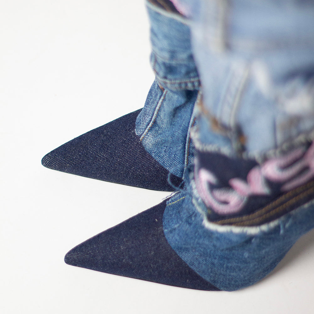 JEANS BOOTS 105 MM