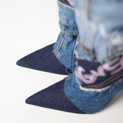 JEANS BOOTS 105 MM